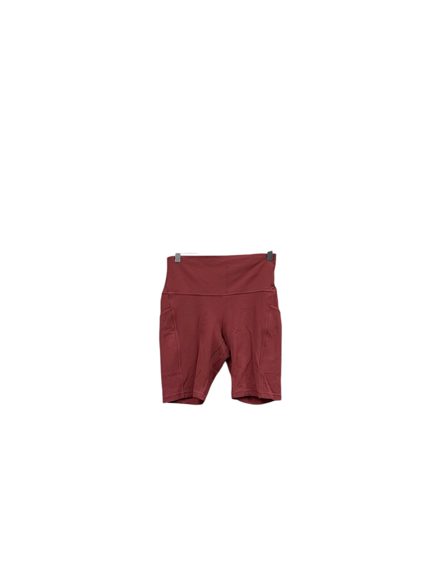 Athletic Shorts By Lululemon In Red, Size: 8