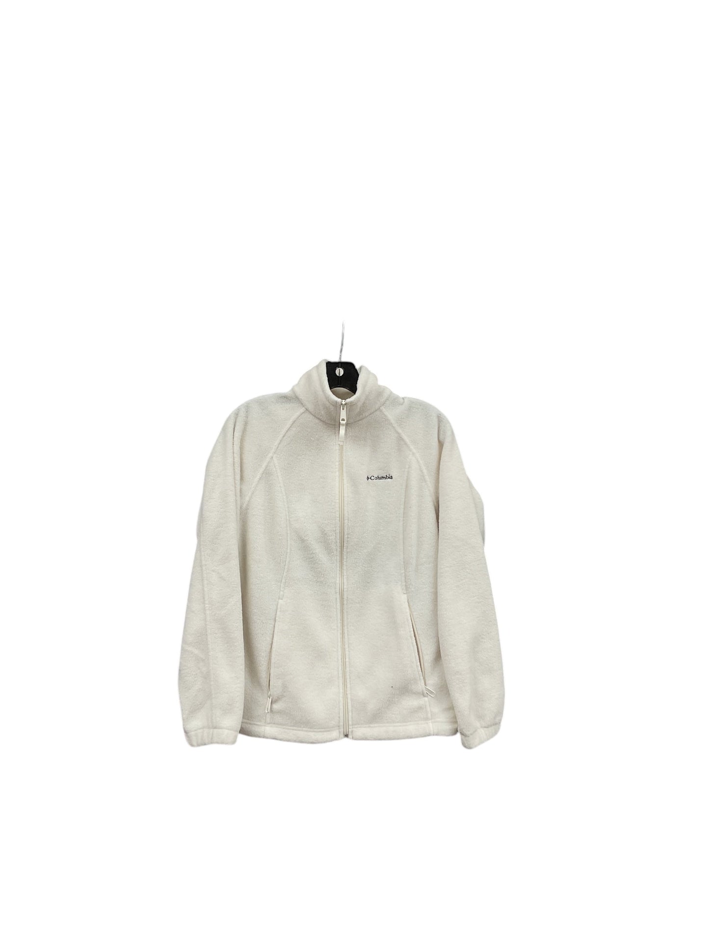 Jacket Fleece By Columbia In White, Size: S