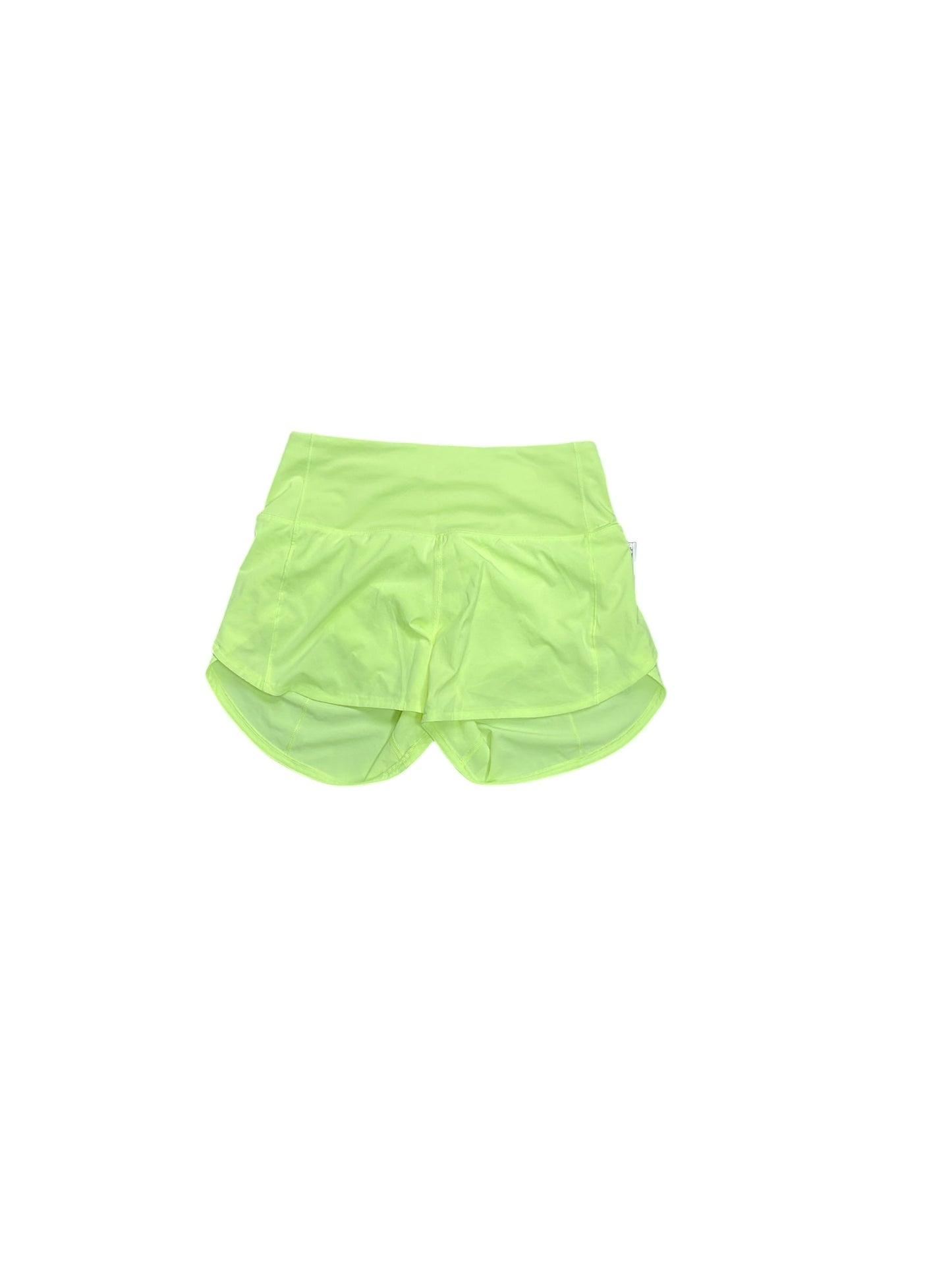 Athletic Shorts By Lululemon In Green, Size: 4