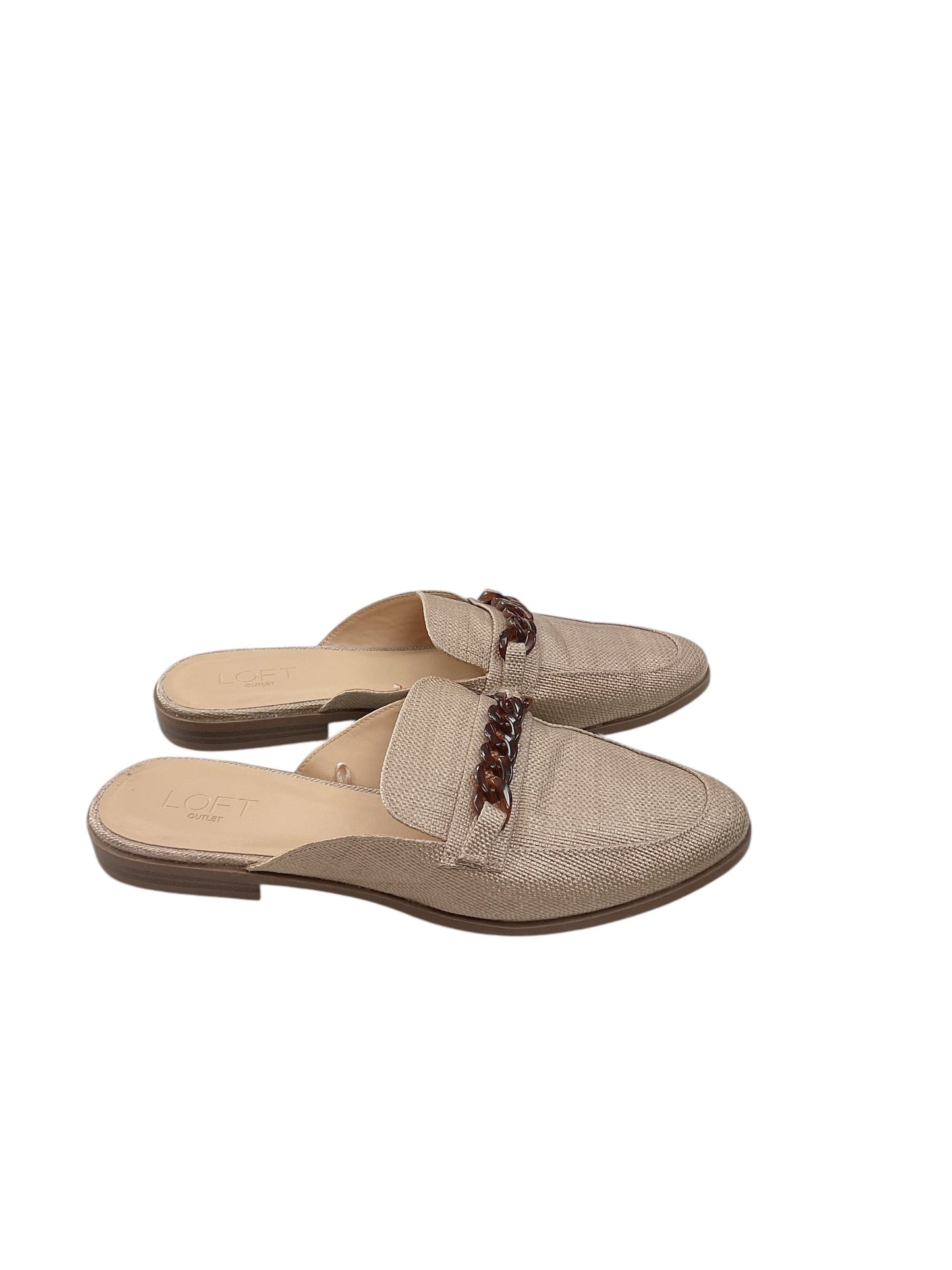 Shoes Flats By Loft In Tan, Size: 10