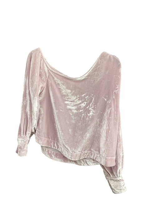 Top Long Sleeve By Free People In Purple, Size: XS