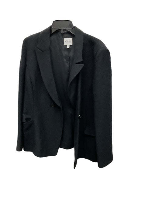 Blazer Designer By Armani Collezoni In Black, Size: 16