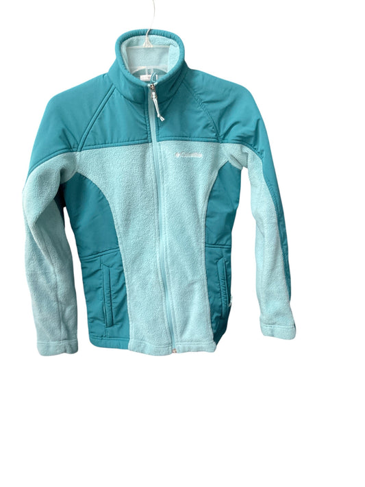 Jacket Fleece By Columbia In Teal, Size: S