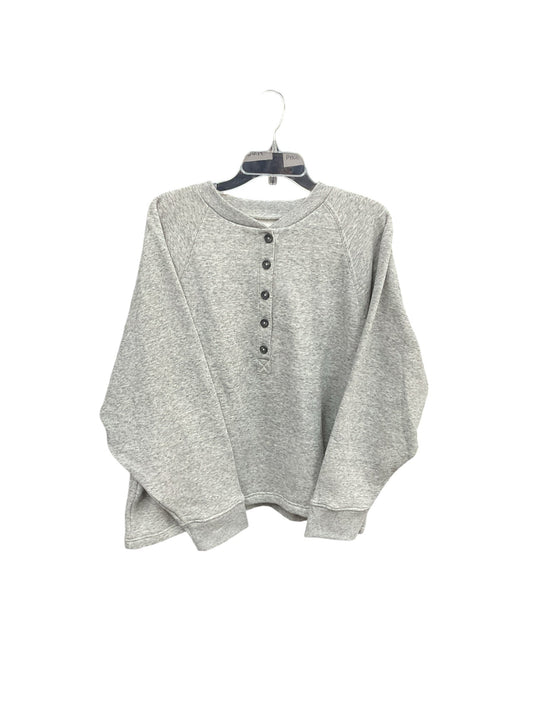 Sweatshirt Crewneck By Madewell In Grey, Size: Xl