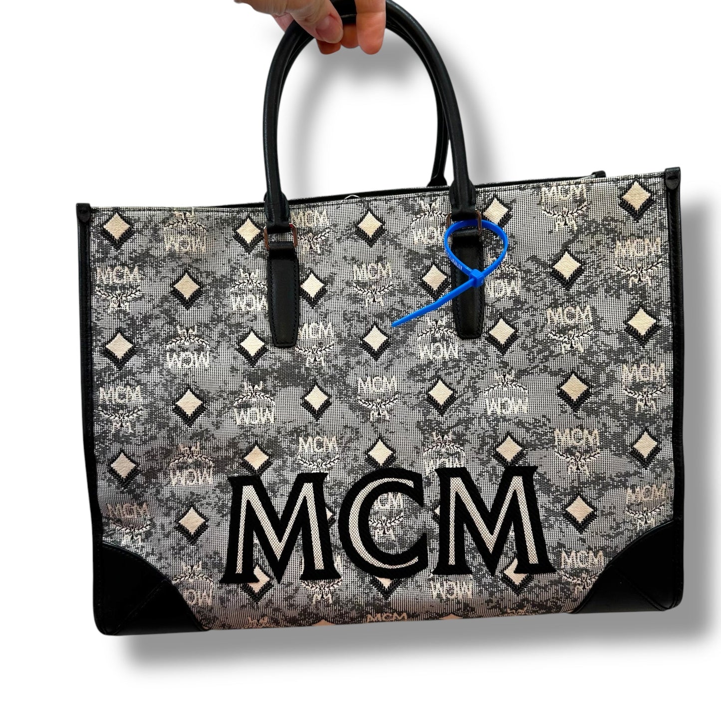 Tote Designer By Mcm, Size: Medium