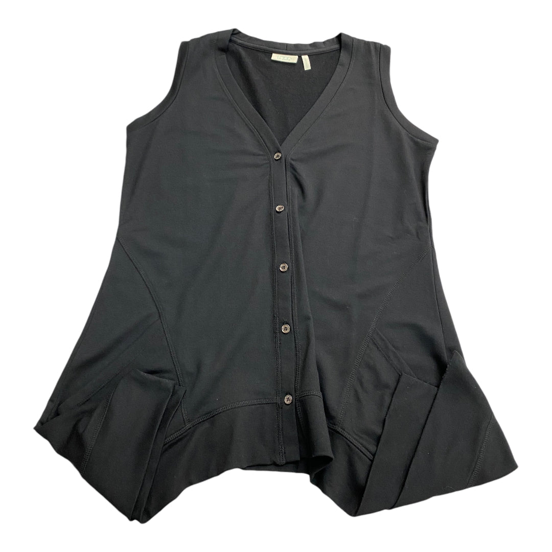 Top Sleeveless By Logo In Black, Size: S