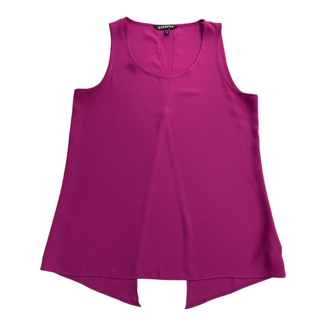 Top Sleeveless By Express In Purple, Size: Xs