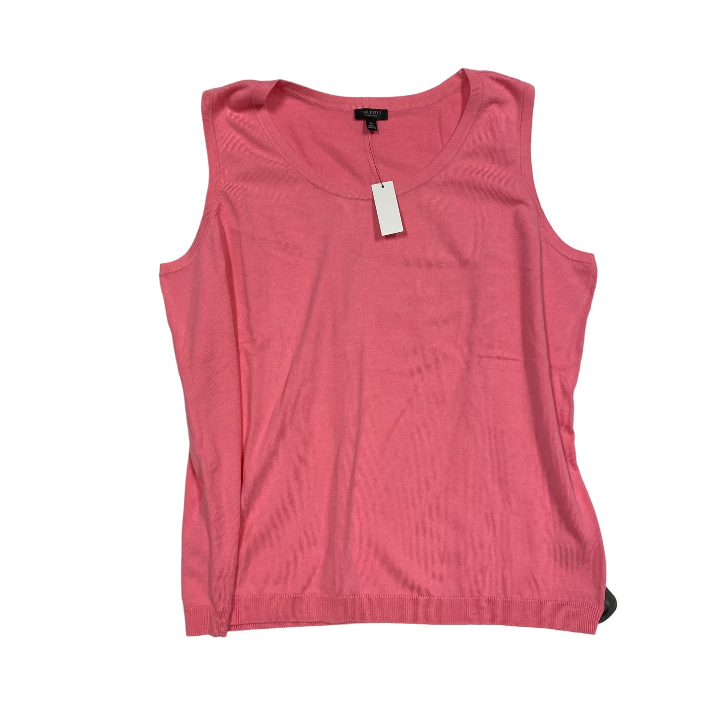 Pink Top Sleeveless Talbots, Size 2x