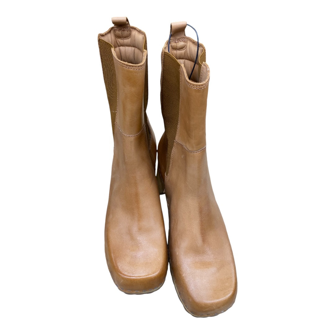 Boots Ankle Heels By Mia In Tan, Size: 11