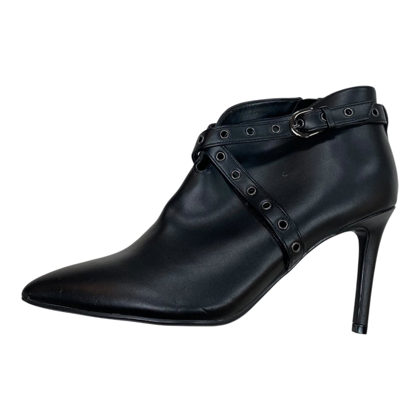 Boots Ankle Heels By Nine West In Black, Size: 9