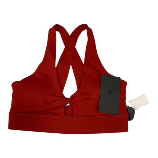 Athletic Bra By Fabletics In Red, Size: M