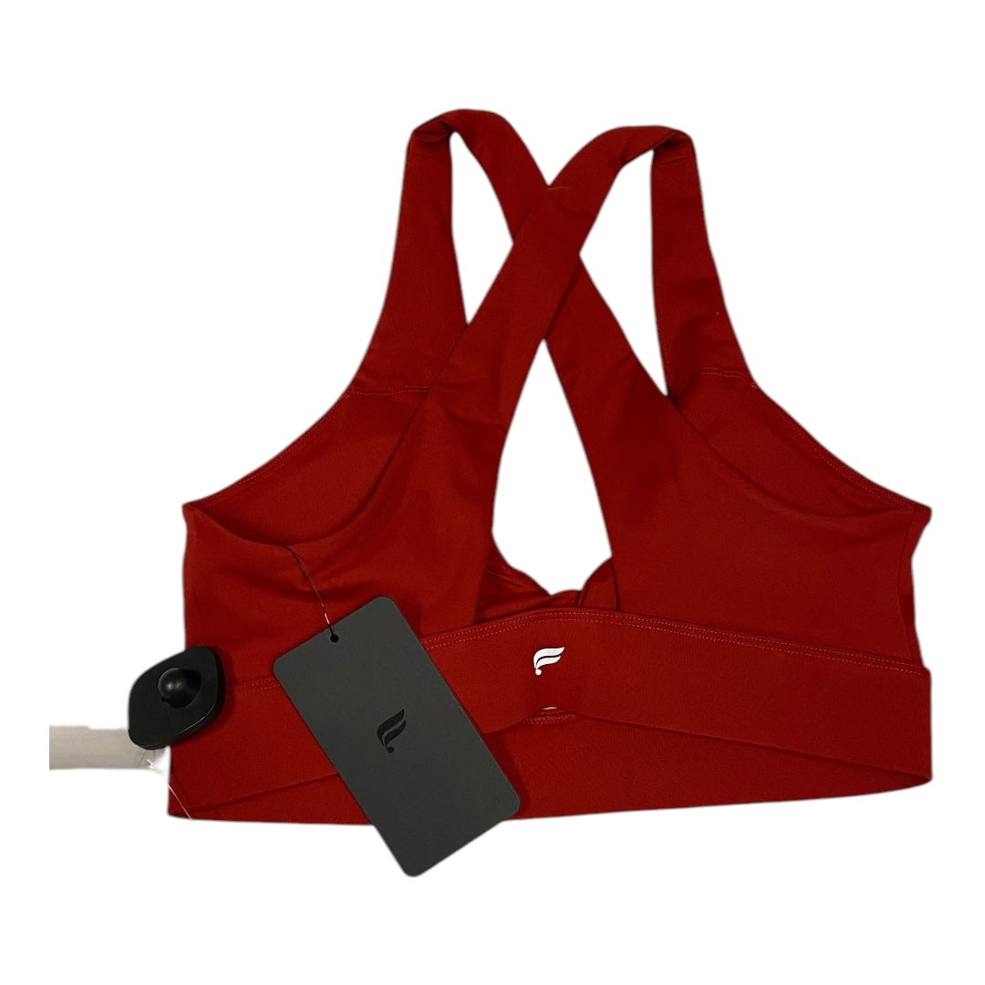 Athletic Bra By Fabletics In Red, Size: M