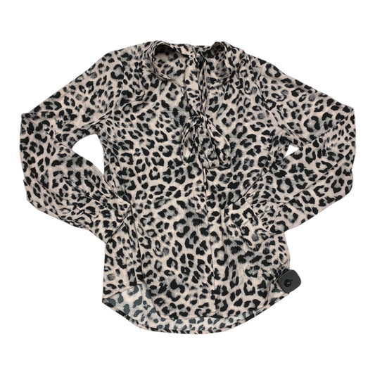 Top Long Sleeve By Express In Animal Print, Size: S