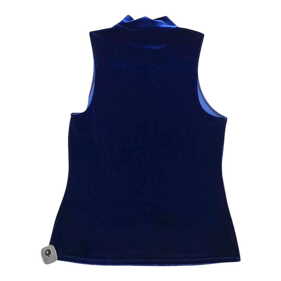 Top Sleeveless By Express In Blue, Size: L