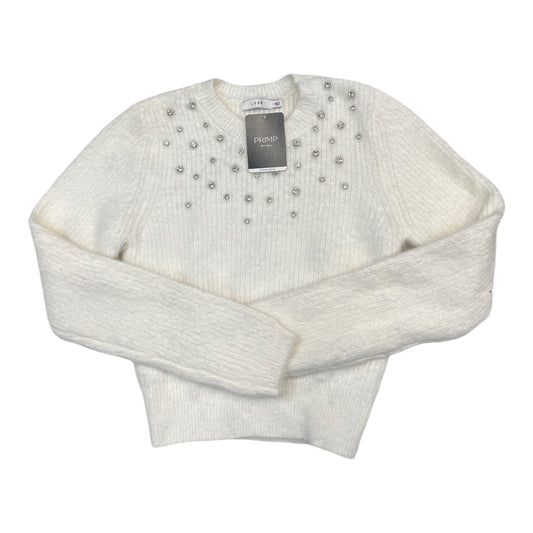 Sweater By Lush In White, Size: S