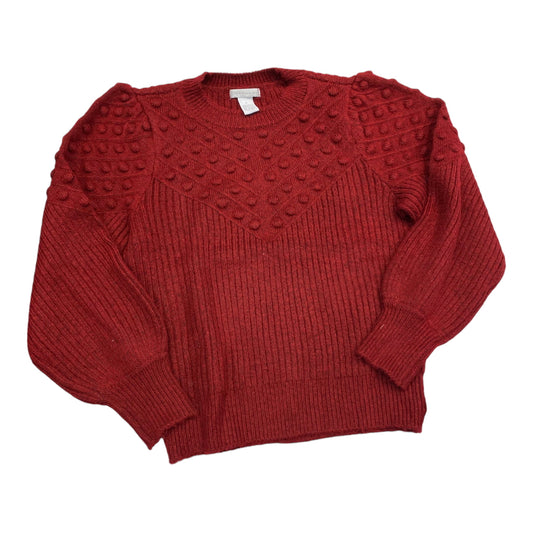 Sweater By Design History In Red, Size: S