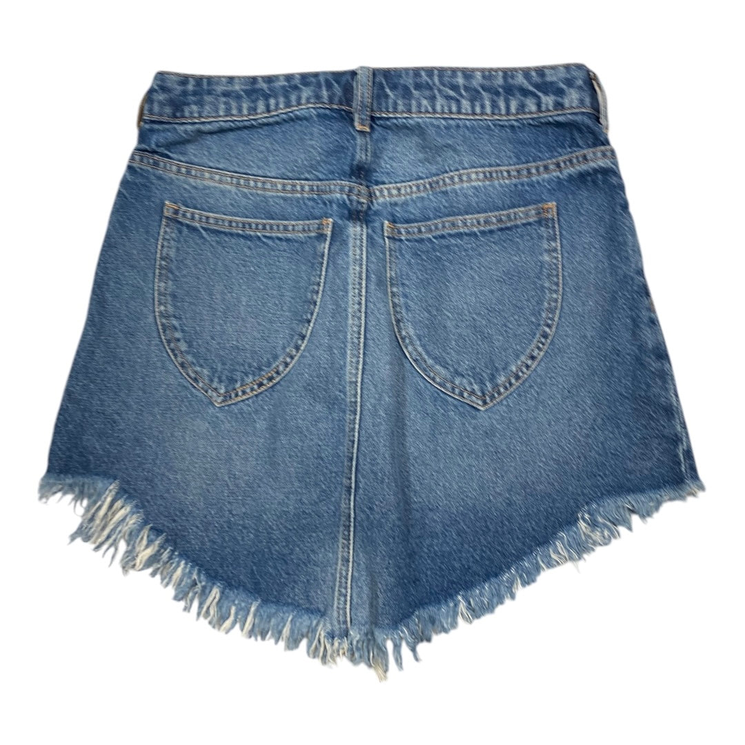 Skirt Mini & Short By We The Free In Blue Denim, Size: 4