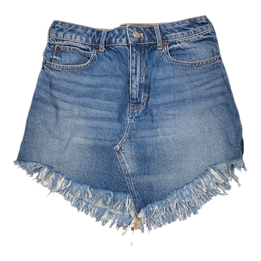 Skirt Mini & Short By We The Free In Blue Denim, Size: 4