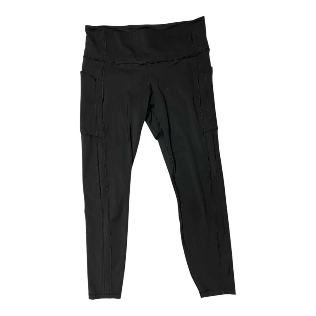 Athletic Leggings By Athleta In Black, Size: L