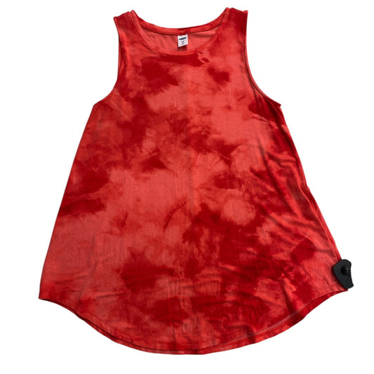 Top Sleeveless By Old Navy In Red, Size: Xs