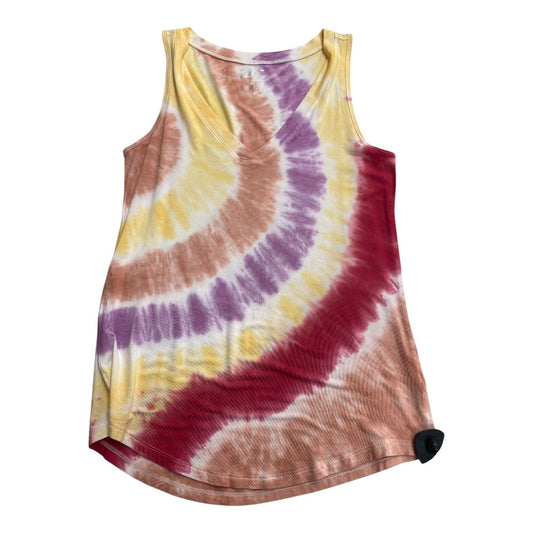 Top Sleeveless By Maurices In Tie Dye Print, Size: Xs