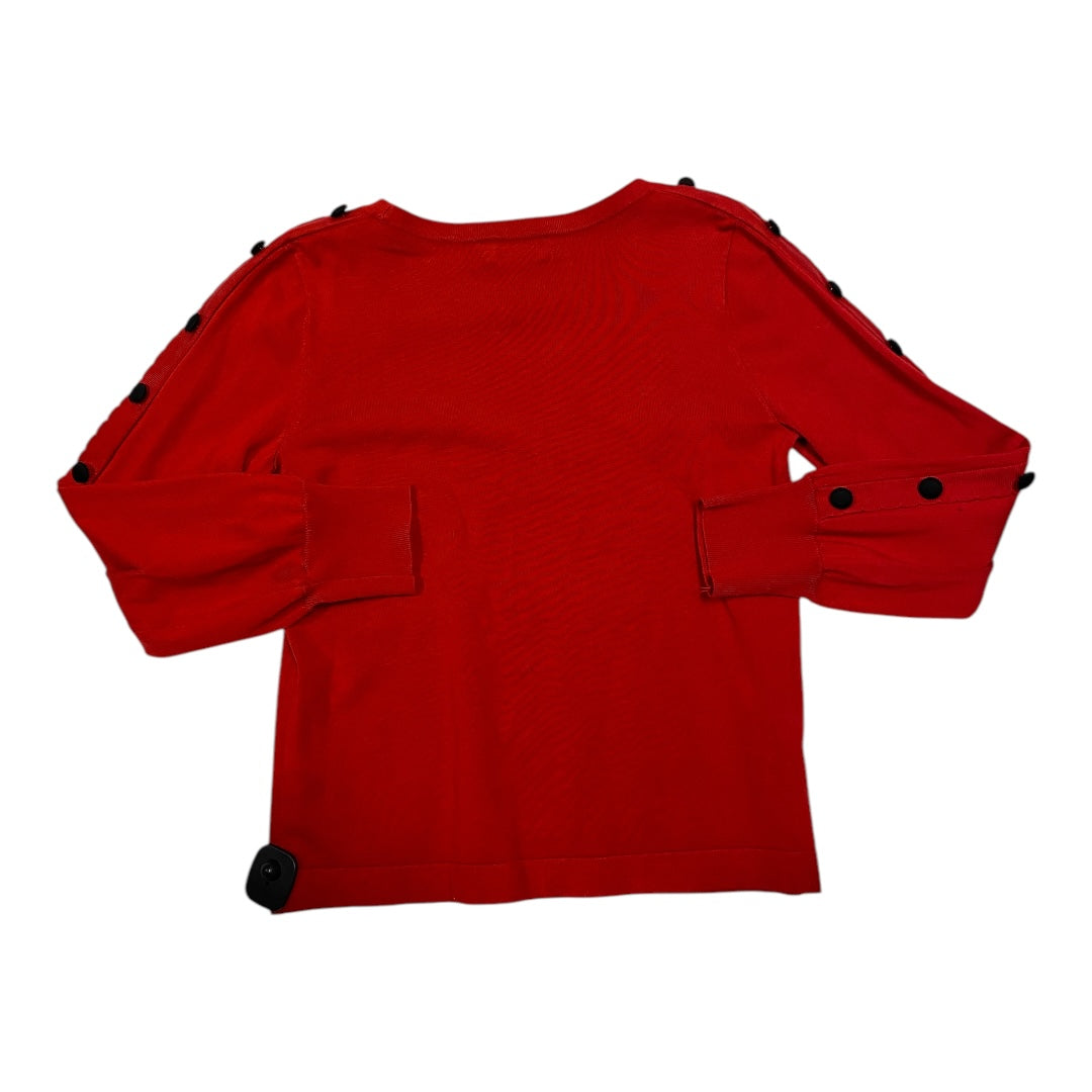 Sweater Designer By Karl Lagerfeld In Red, Size: M