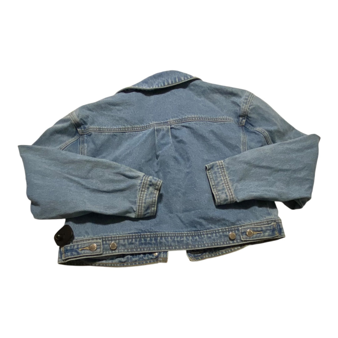 Jacket Denim By Universal Thread In Blue Denim, Size: M