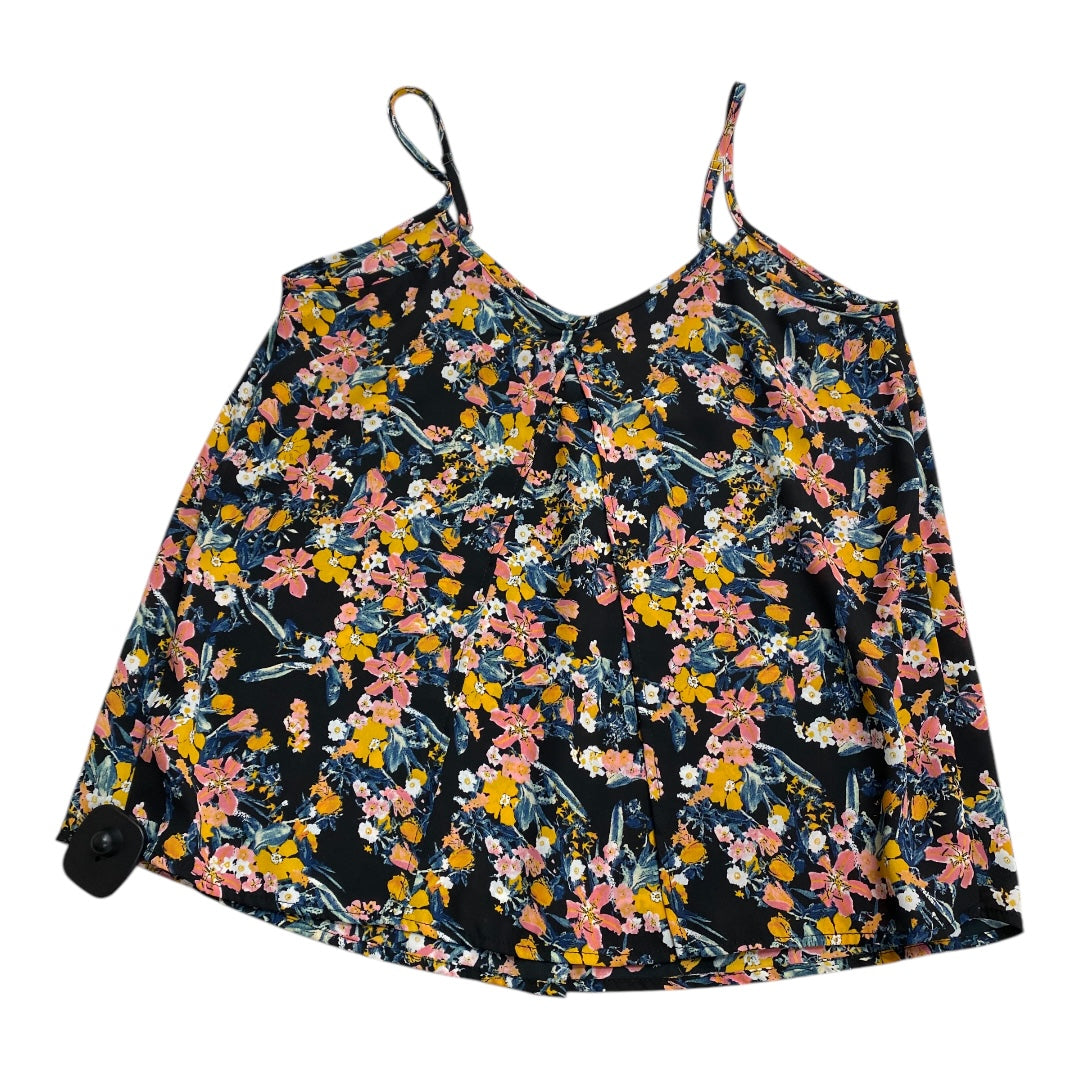 Top Sleeveless By Allison Joy In Floral Print, Size: Xs