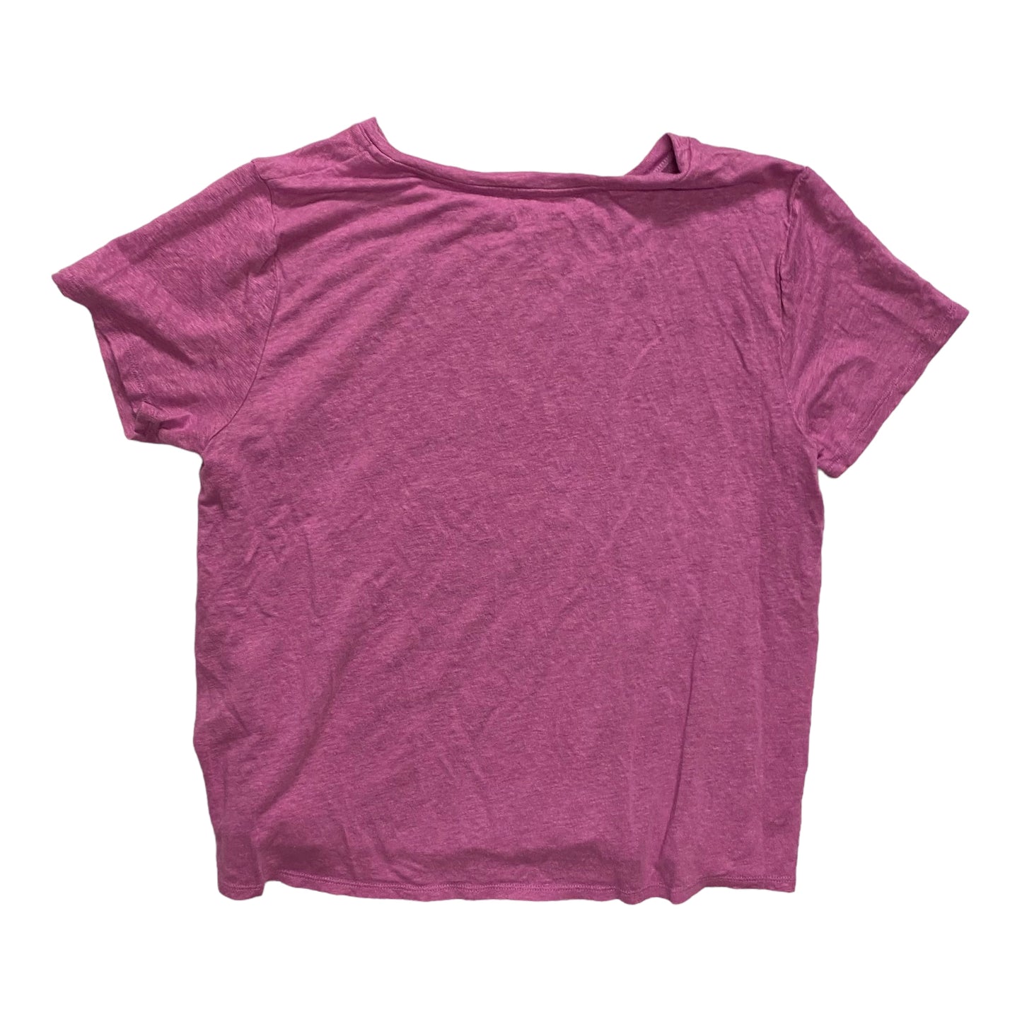 Top Short Sleeve Designer By Eileen Fisher In Purple, Size: S