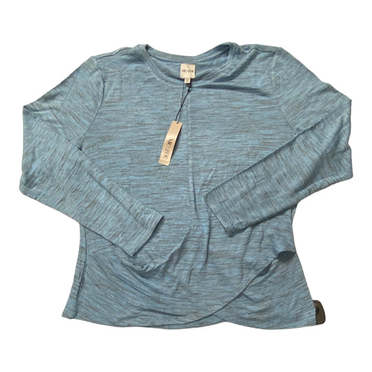 Blue Top Long Sleeve Nic + Zoe, Size Xl