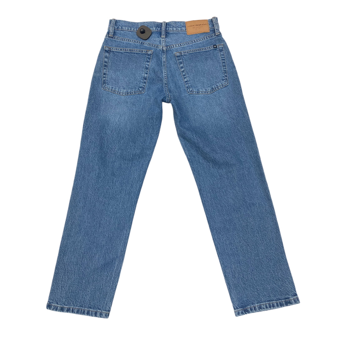 Jeans Straight By Lucky Brand In Blue Denim, Size: 2