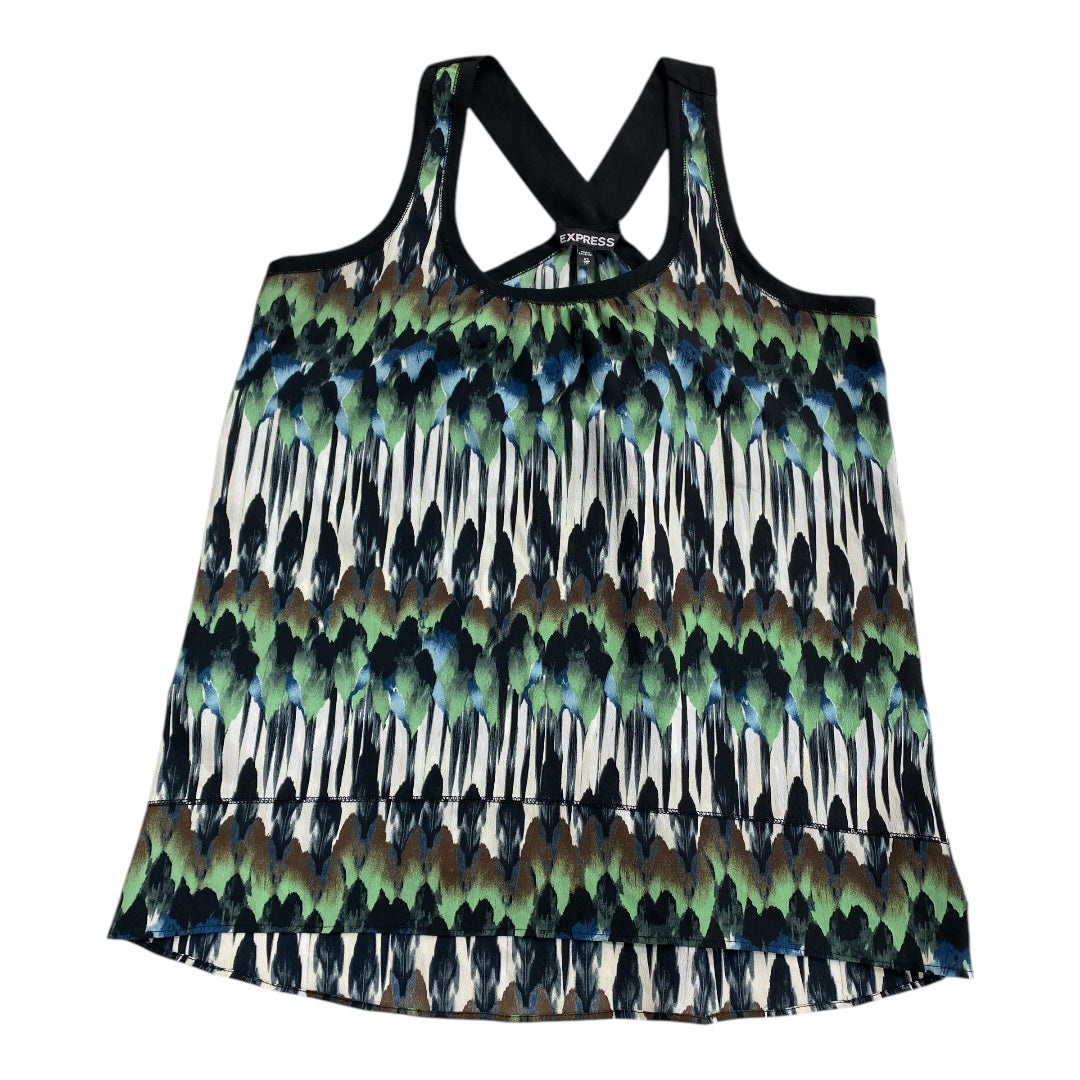 Top Sleeveless By Express In Multi-colored, Size: Xs