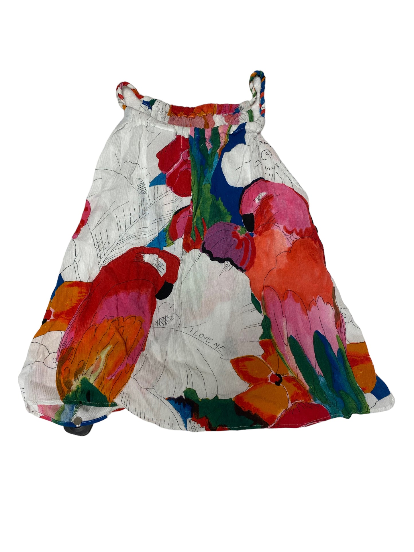 Multi-colored Top Sleeveless Designer Desigual, Size M