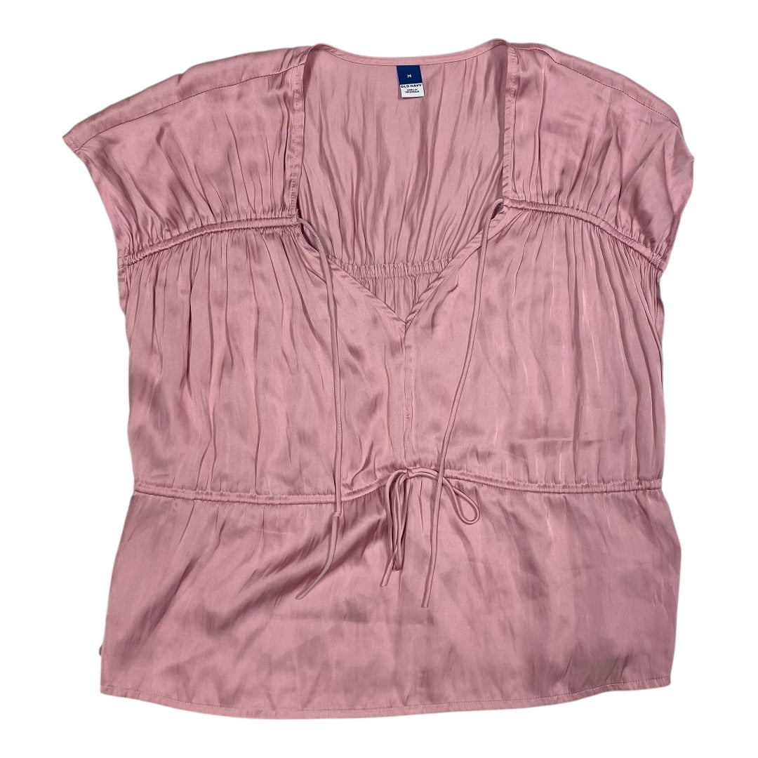 Top Short Sleeve By Old Navy In Pink, Size: M