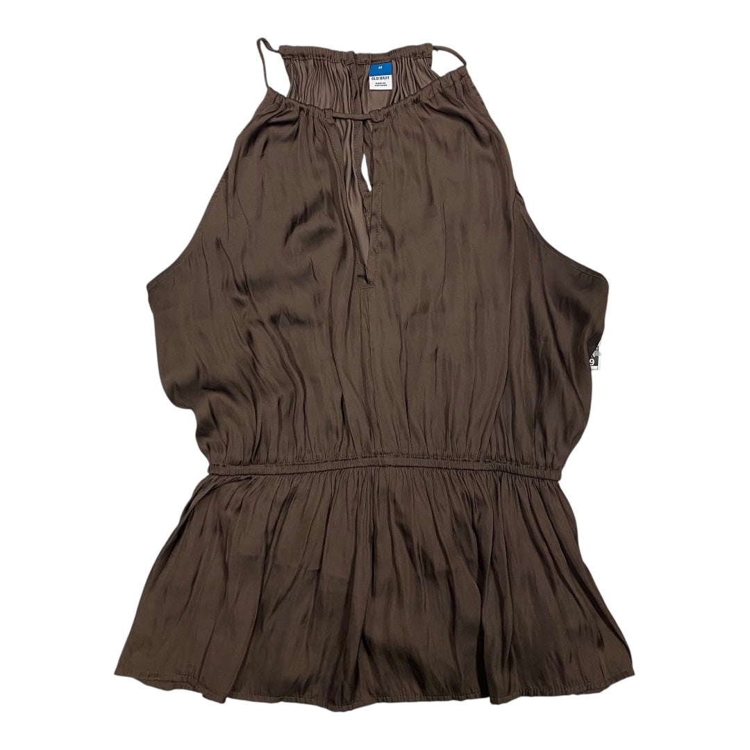 Top Sleeveless By Old Navy In Brown, Size: M