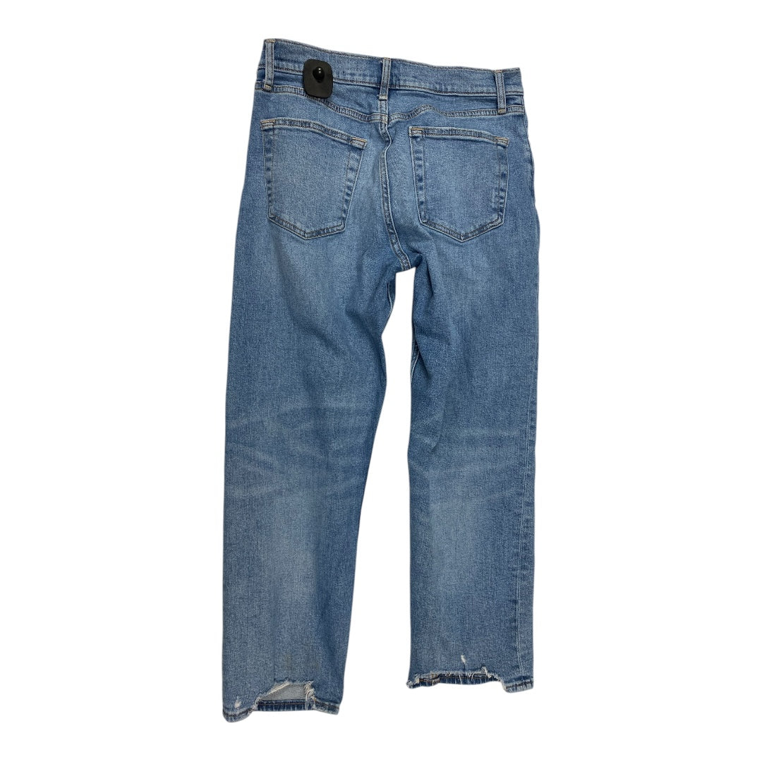 Jeans Straight By Gap In Blue Denim, Size: 8