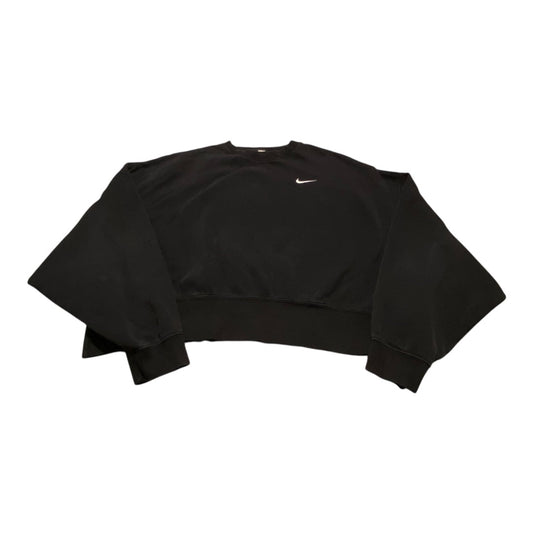 Athletic Sweatshirt Crewneck By Nike In Black, Size: M