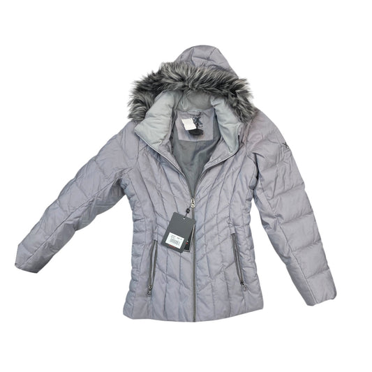 Coat Puffer & Quilted By Zero Xposure In Grey, Size: M