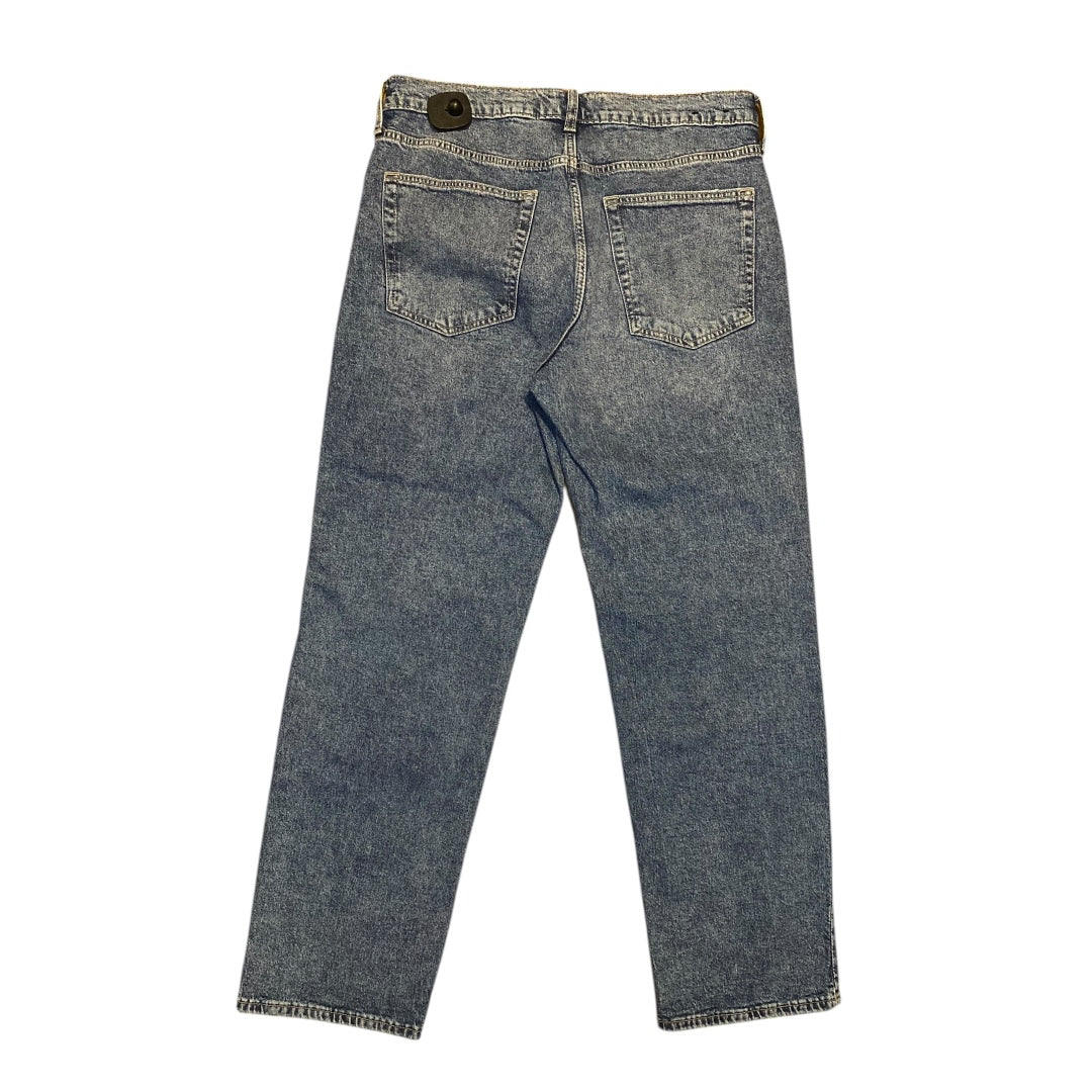 Jeans Straight By Gap In Blue Denim, Size: 12