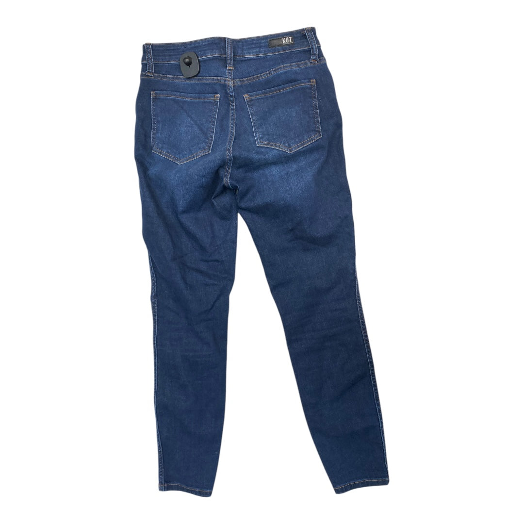 Jeans Skinny By Kut In Blue Denim, Size: 4