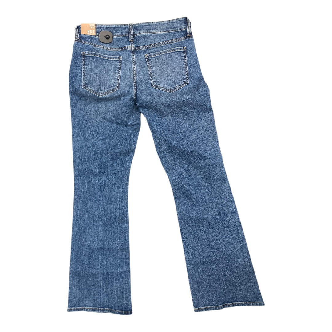 Jeans Boot Cut By Kut In Blue Denim, Size: 12