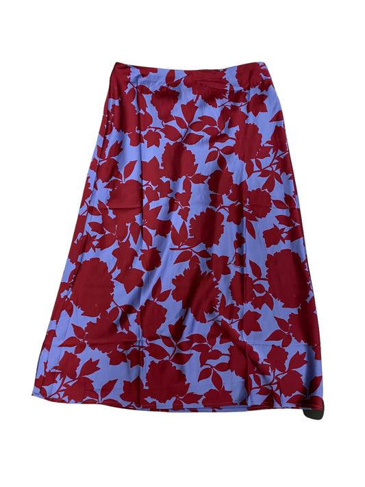 Skirt Maxi By J. Crew In Blue & Pink, Size: M