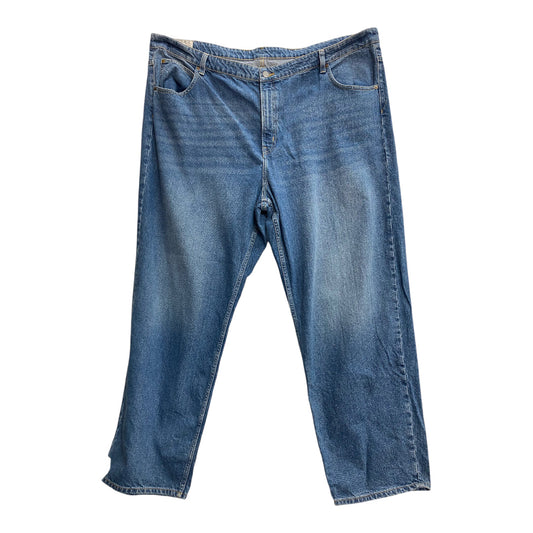 Jeans Straight By H&m In Denim Blue, Size: 3x