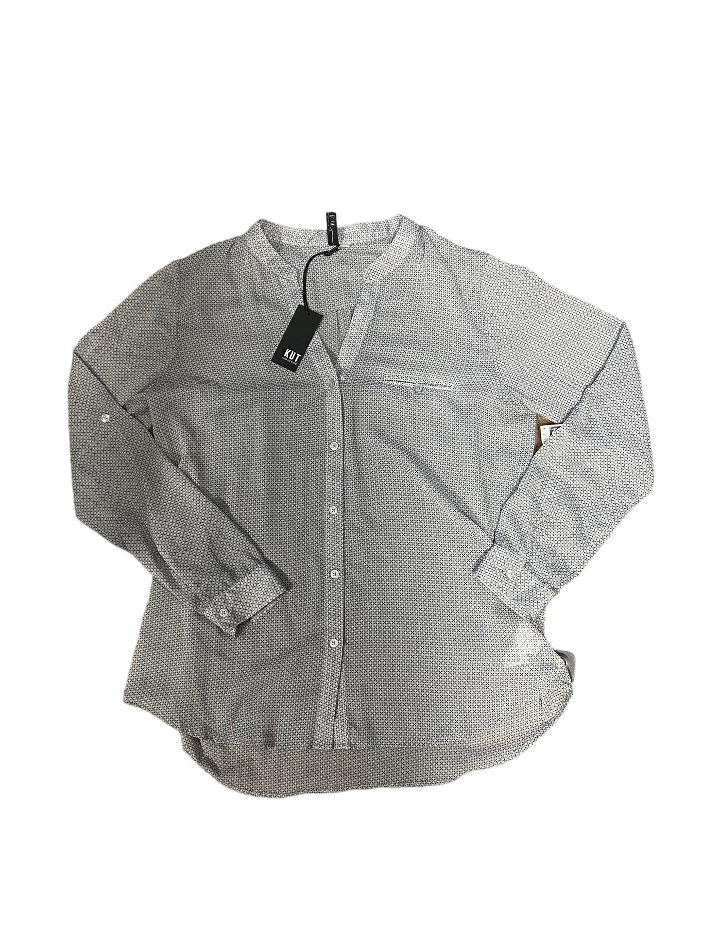 Top Long Sleeve By Kut In Grey, Size: Xl