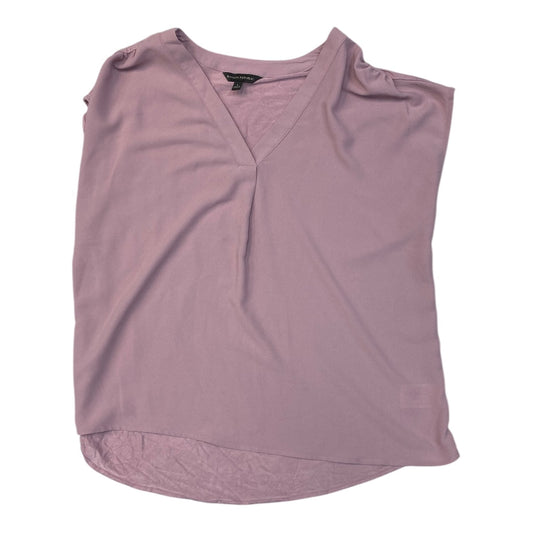 Top Short Sleeve By Banana Republic In Purple, Size: L