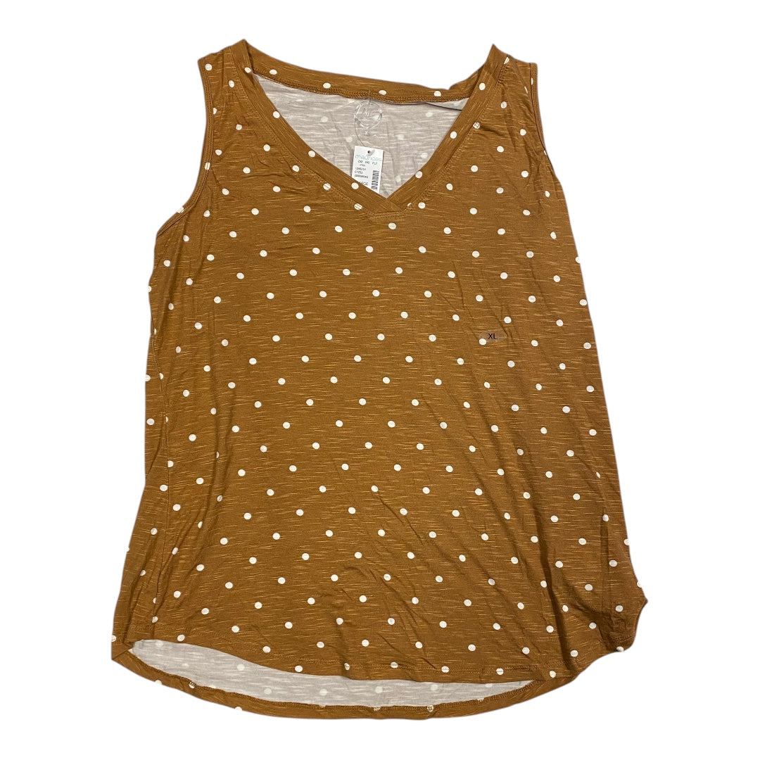 Top Sleeveless By Maurices In Polkadot Pattern, Size: Xl