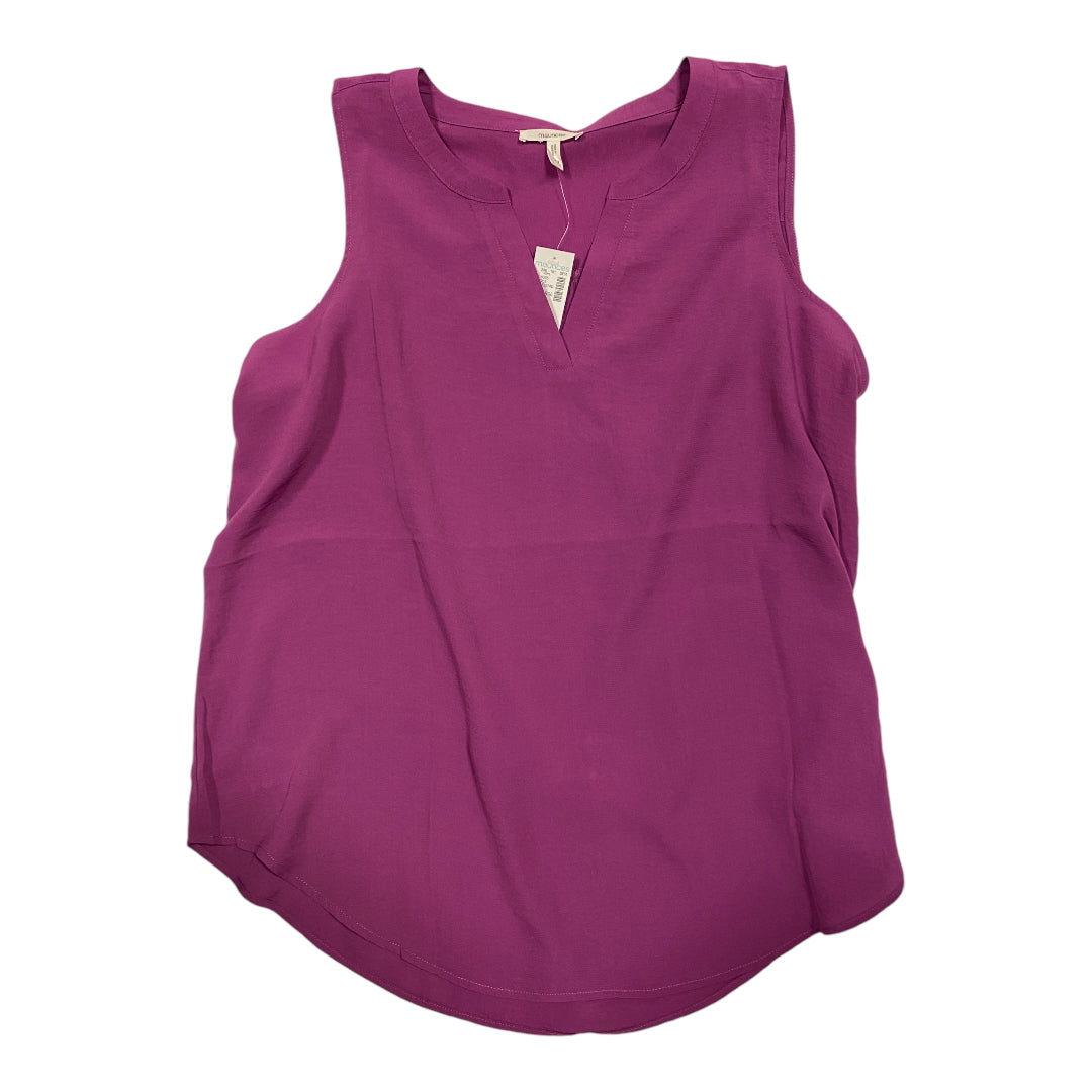 Top Sleeveless By Maurices In Purple, Size: 1x