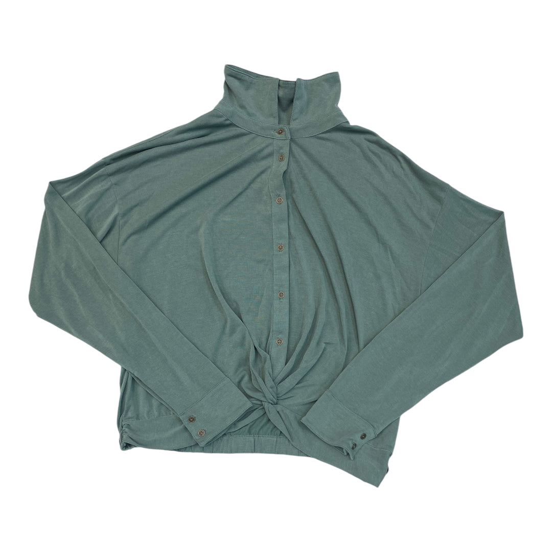 Top Long Sleeve By Lucky Brand In Green, Size: M