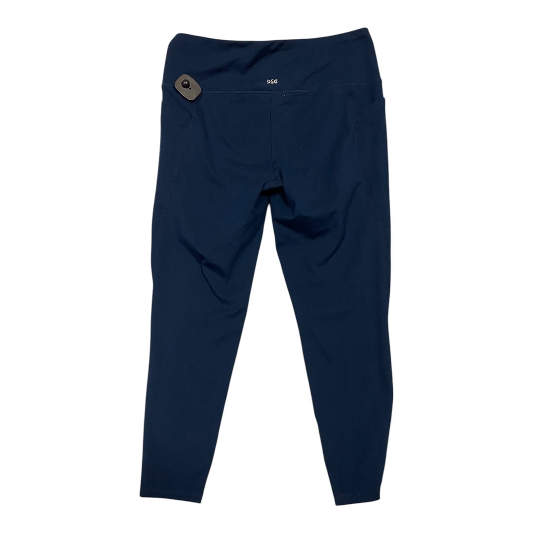 Athletic Leggings By Dsg Outerwear In Navy, Size: L