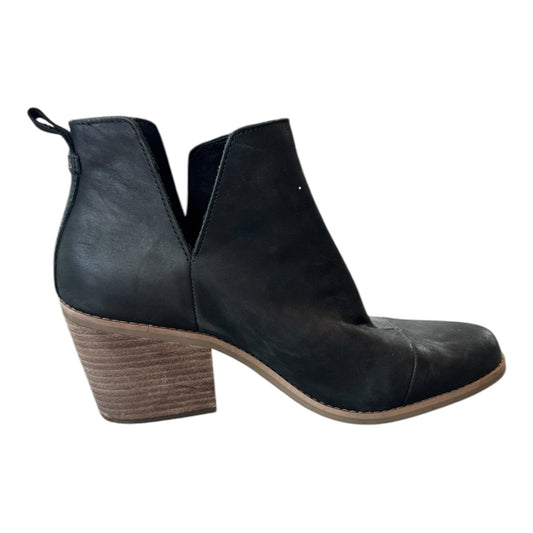 Boots Ankle Heels By Toms In Black, Size: 9.5